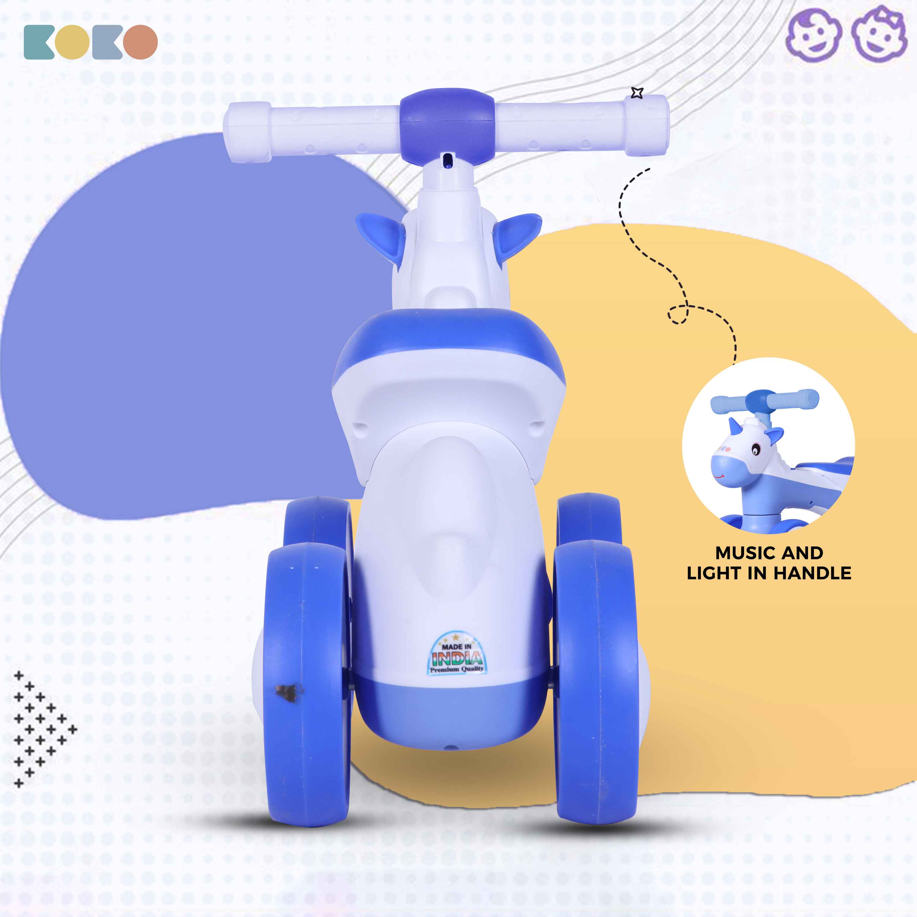 KOKO HURRICANE BALANCING CAR-BLUE